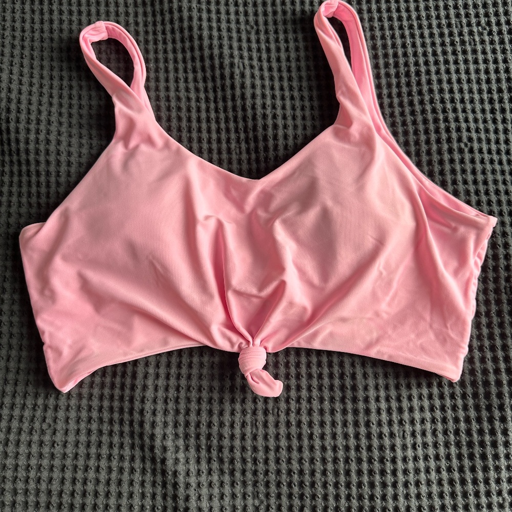 Pink Knot Bikini Top